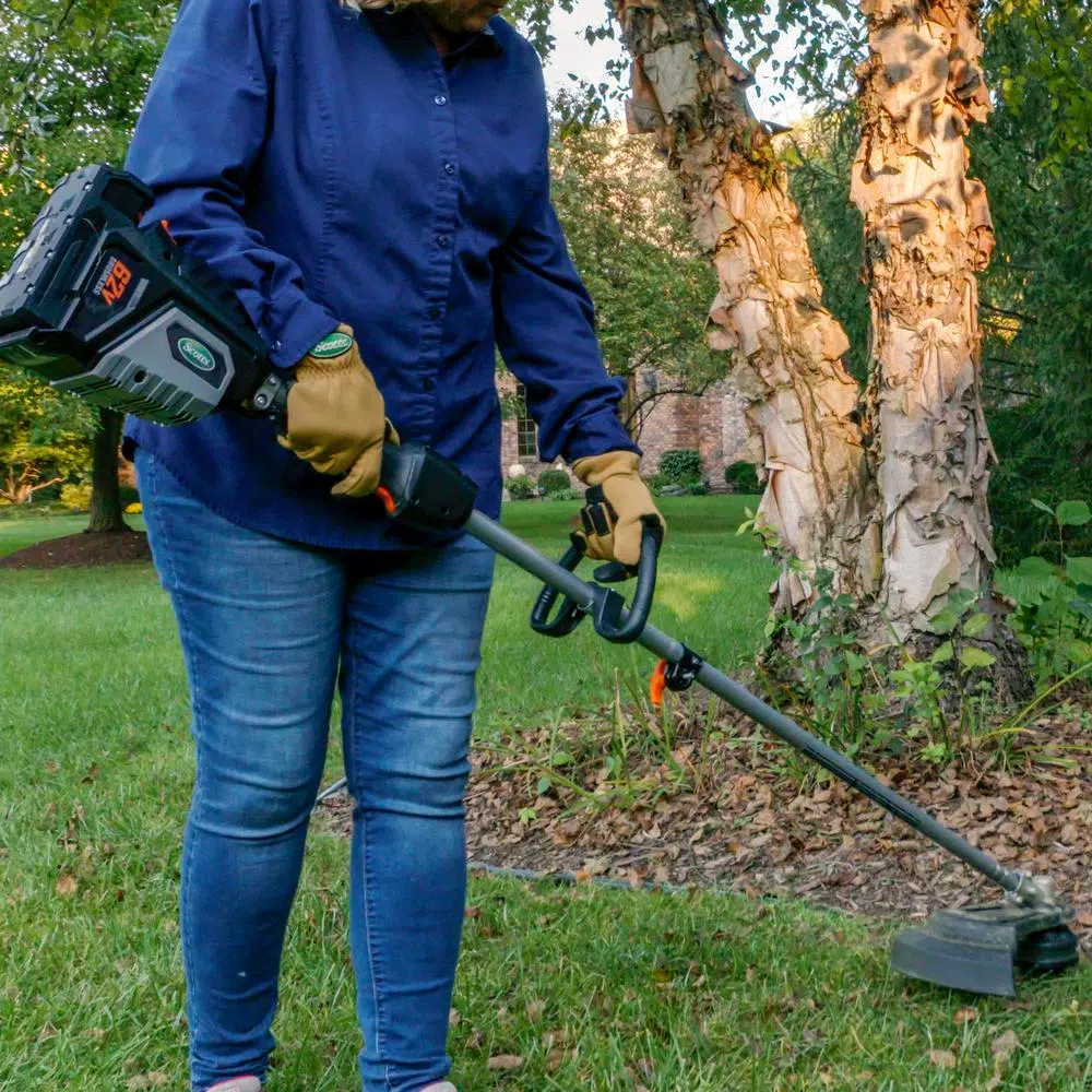 Trimmers Scotts 15 In. 62-Volt Lithium-Ion Cordless String Trimmer 7 Trimmers Scotts 15 In. 62-Volt Lithium-Ion Cordless String Trimmer - Image 5