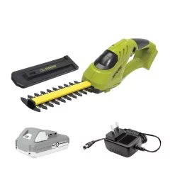 Trimmers Sun Joe 24-Volt Cordless Handheld Trimmer Kit With 2.0 Ah Battery Plus Charger