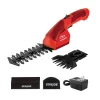 Trimmers Sun Joe 7.2-Volt Cordless 2-in-1 Grass Shear And Hedge Trimmer, Red