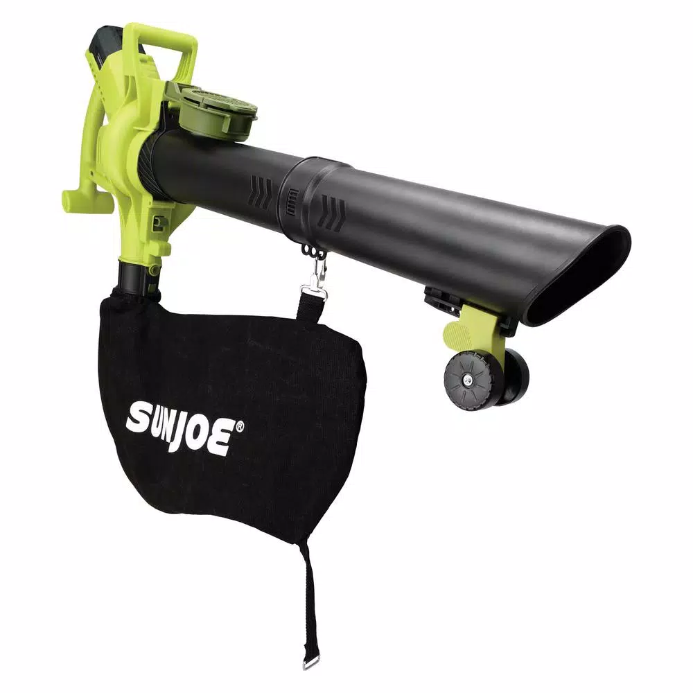 Leaf Blowers Sun Joe 200 MPH 350 CFM 40-Volt Cordless Electric Handheld Leaf Blower/Vacuum/Mulcher Kit With 5.0 Ah Battery + Charger - Image 4
