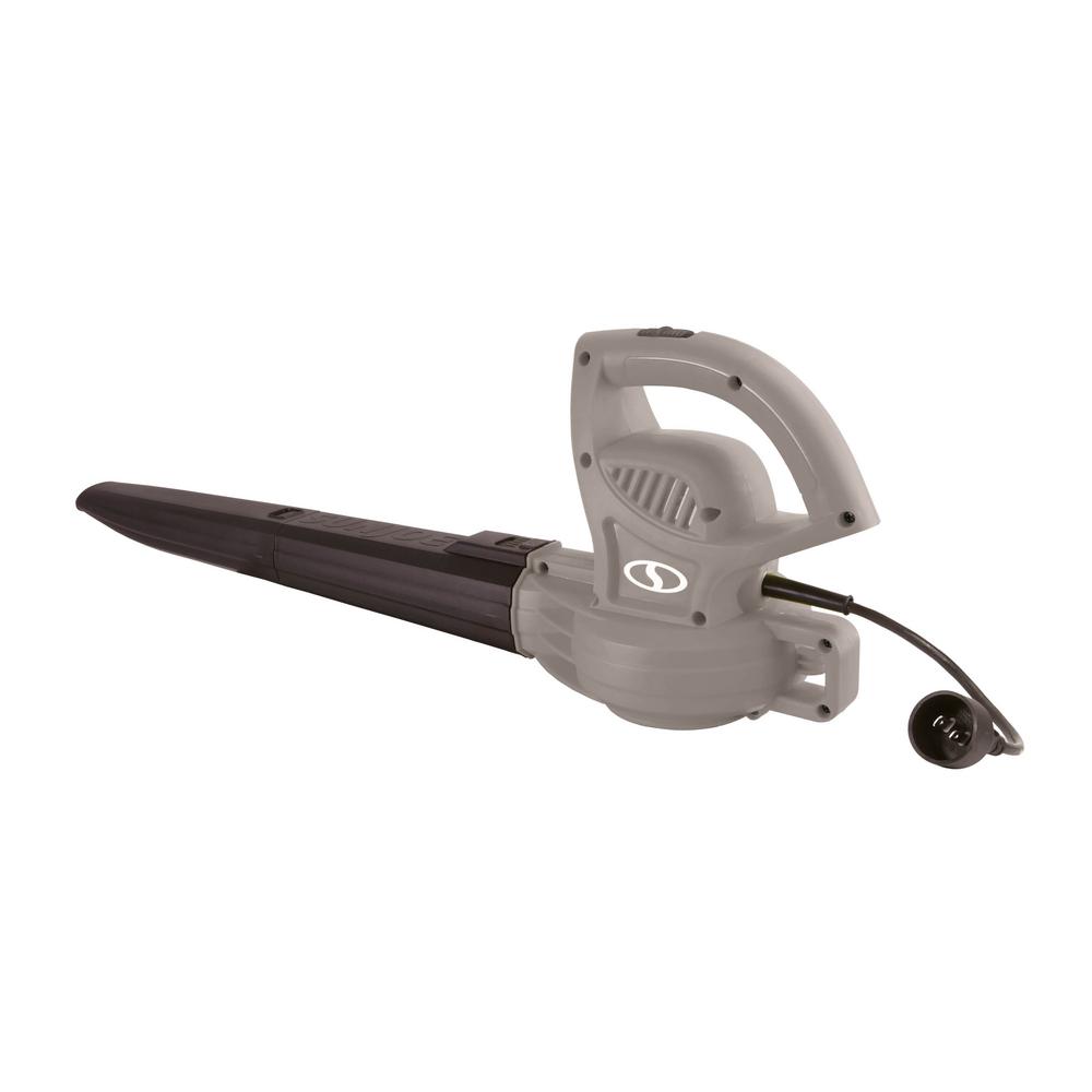 Sun Joe 155 MPH 200 CFM 6 Amp Electric Handheld Leaf Blower, Gray Leaf Blowers Sun Joe 155 MPH 200 CFM 6 Amp Electric Handheld Leaf Blower, Gray -cuisinart shop sun joe electric leaf blowers sbj597e gry 64 1000