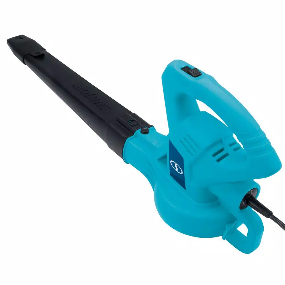 Leaf Blowers Sun Joe 215 MPH 240 CFM 10 Amp Electric Leaf Blower In Blue 5 Leaf Blowers Sun Joe 215 MPH 240 CFM 10 Amp Electric Leaf Blower In Blue - Image 3