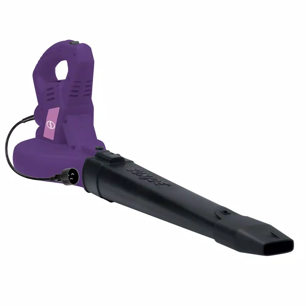 Leaf Blowers Sun Joe 215 MPH 240 CFM 10 Amp Electric Handheld Leaf Blower, Purple - Image 2