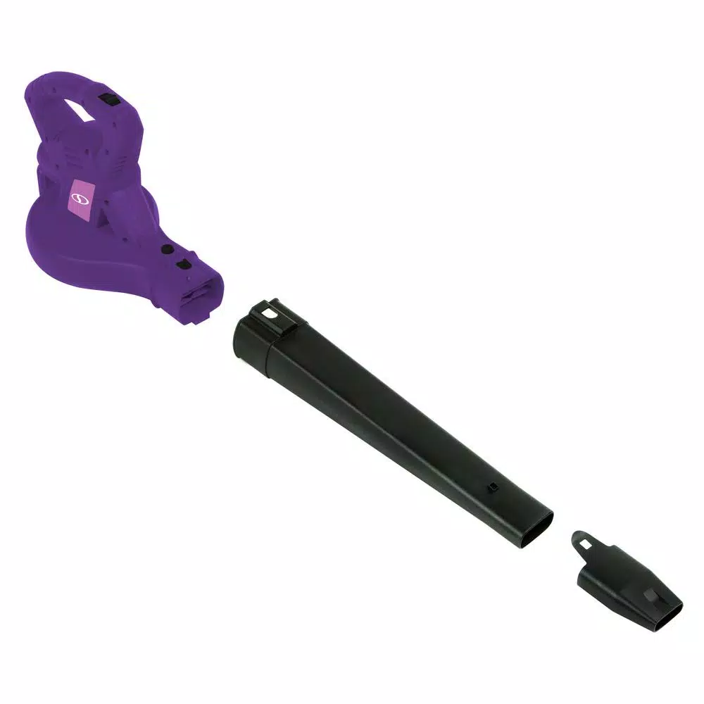 Leaf Blowers Sun Joe 215 MPH 240 CFM 10 Amp Electric Handheld Leaf Blower, Purple - Image 6