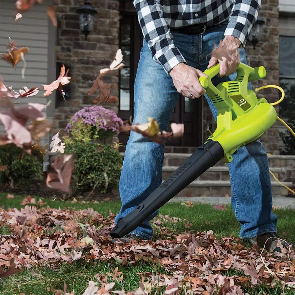 Sun Joe 240 MPH 300 CFM 13 Amp Electric Handheld 3-in-1 Leaf Blower/Vacuum/Mulcher Leaf Blowers Sun Joe 240 MPH 300 CFM 13 Amp Electric Handheld 3-in-1 Leaf Blower/Vacuum/Mulcher -cuisinart shop sun joe electric leaf blowers sbj603e e1 1000