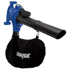 Leaf Blowers Sun Joe 240 MPH 300 CFM 13 Amp Electric Handheld 3-in-1 Leaf Blower/Vacuum/Mulcher, Blue 10 Leaf Blowers Sun Joe 240 MPH 300 CFM 13 Amp Electric Handheld 3-in-1 Leaf Blower/Vacuum/Mulcher, Blue -cuisinart shop sun joe electric leaf blowers sbj603e sjb 4f 1000