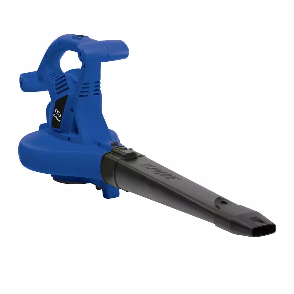 Leaf Blowers Sun Joe 240 MPH 300 CFM 13 Amp Electric Handheld 3-in-1 Leaf Blower/Vacuum/Mulcher, Blue 4 Leaf Blowers Sun Joe 240 MPH 300 CFM 13 Amp Electric Handheld 3-in-1 Leaf Blower/Vacuum/Mulcher, Blue - Image 2