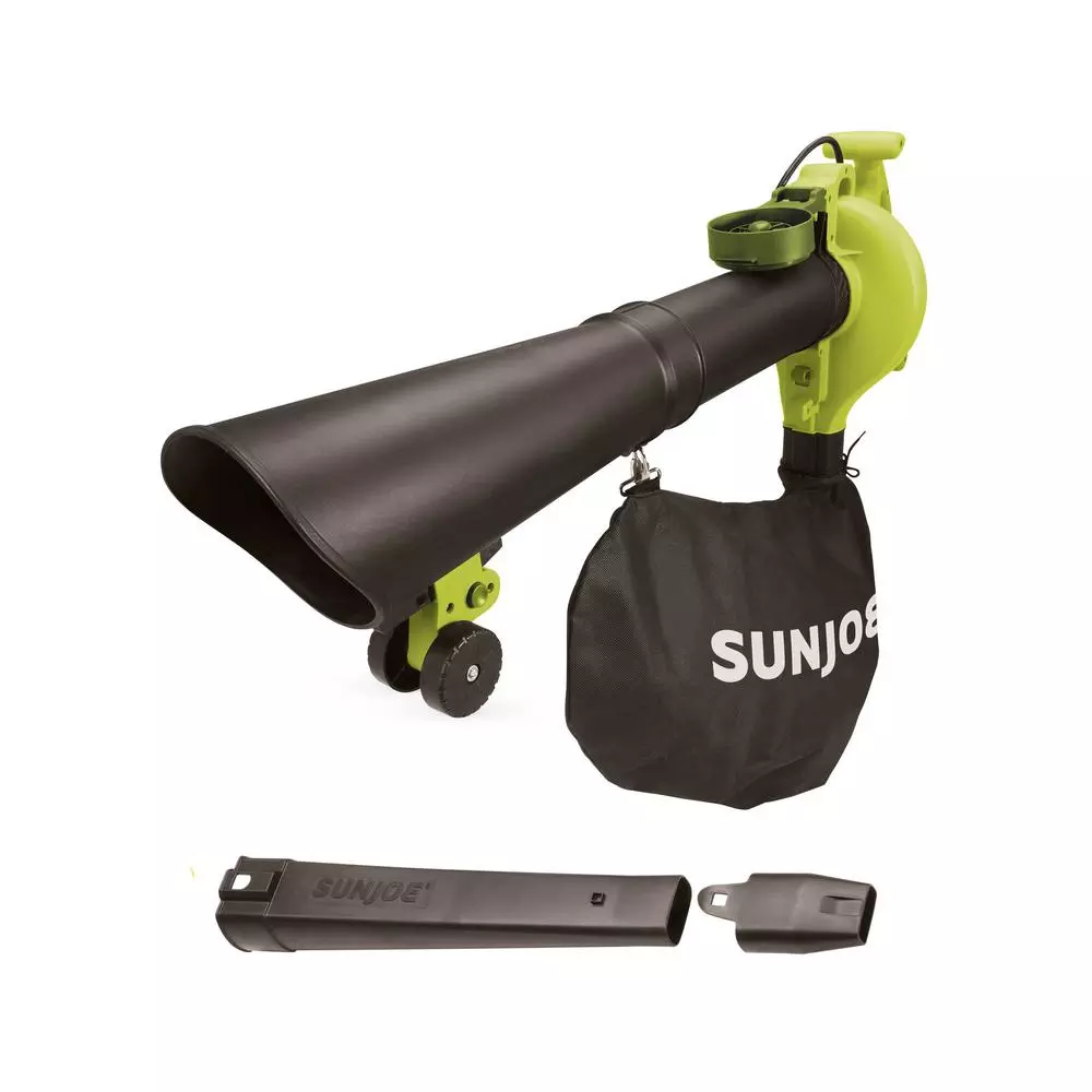 Sun Joe 250 MPH 440 CFM 14 Amp Electric Handheld Blower/Vacuum/Mulcher in Green Leaf Blowers Sun Joe 250 MPH 440 CFM 14 Amp Electric Handheld Blower/Vacuum/Mulcher In Green -cuisinart shop sun joe electric leaf blowers sbj605e 64 1000