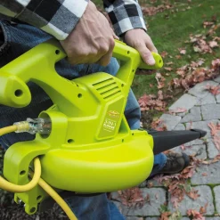Leaf Blowers Sun Joe 250 MPH 440 CFM 14 Amp Electric Handheld Blower/Vacuum/Mulcher In Green 9 Leaf Blowers Sun Joe 250 MPH 440 CFM 14 Amp Electric Handheld Blower/Vacuum/Mulcher In Green -cuisinart shop sun joe electric leaf blowers sbj605e fa 1000