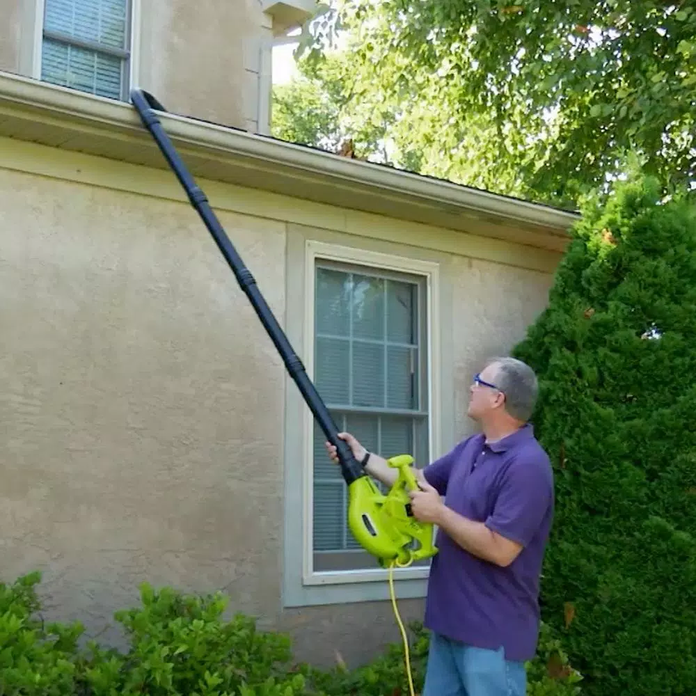 Leaf Blowers Sun Joe 250 MPH 440 CFM 14 Amp Electric Handheld Blower/Vacuum/Mulcher With Gutter Attachment 4 Leaf Blowers Sun Joe 250 MPH 440 CFM 14 Amp Electric Handheld Blower/Vacuum/Mulcher With Gutter Attachment - Image 2