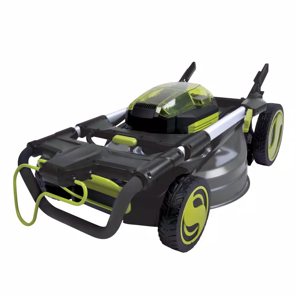 Lawn Mowers Sun Joe 21 In. 100-Volt Cordless Battery-Powered Walk-Behind Self Propelled Lawn Mower (Tool Only) - Image 4