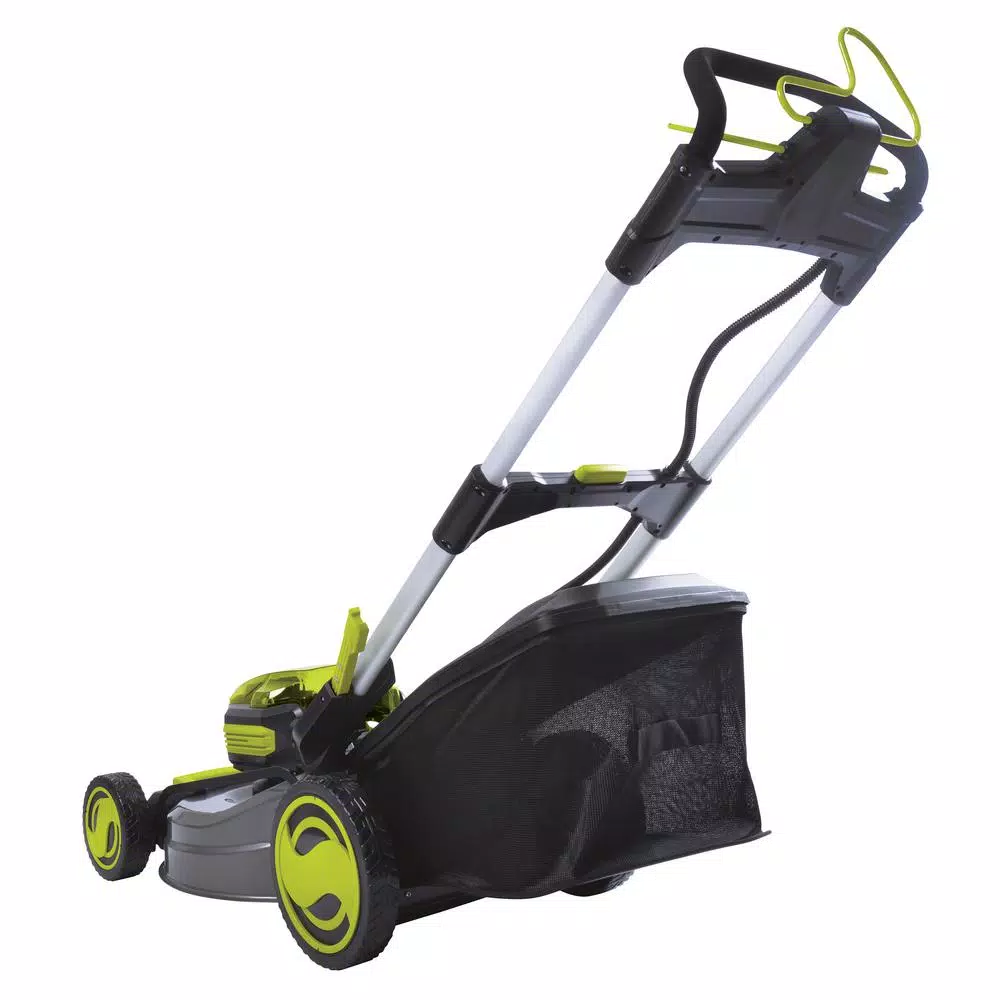 Lawn Mowers Sun Joe 21 In. 100-Volt Cordless Battery-Powered Walk-Behind Self Propelled Lawn Mower (Tool Only) - Image 8