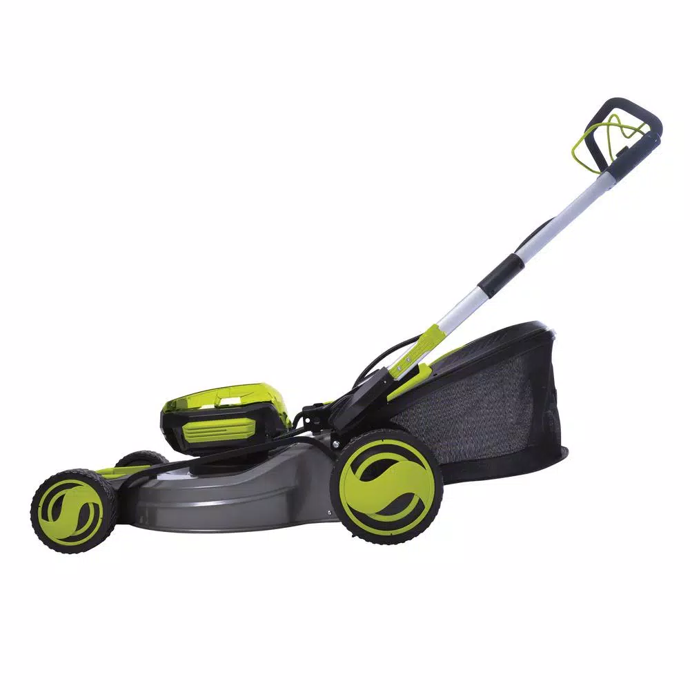 Lawn Mowers Sun Joe 21 In. 100-Volt Cordless Battery-Powered Walk-Behind Self Propelled Lawn Mower (Tool Only) - Image 3
