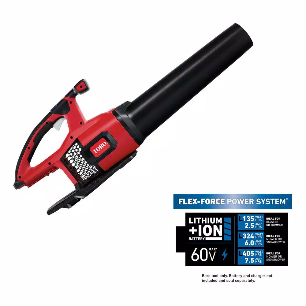 Toro 115 MPH 605 CFM 60-Volt Max Lithium-Ion Brushless Cordless Leaf Blower – Battery and Charger Not Included Leaf Blowers Toro 115 MPH 605 CFM 60-Volt Max Lithium-Ion Brushless Cordless Leaf Blower – Battery And Charger Not Included -cuisinart shop toro cordless leaf blowers 51820t 64 1000
