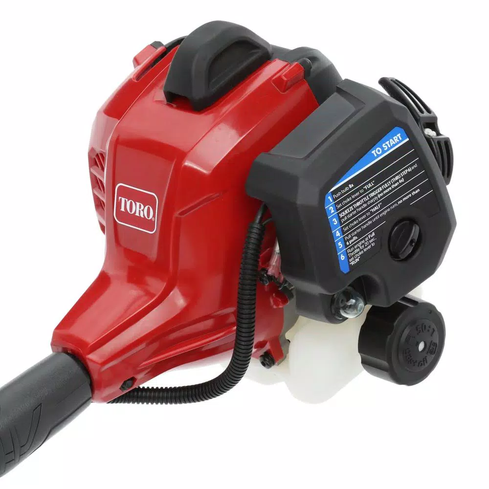 Trimmers Toro 2-Cycle 25.4cc Attachment Capable Curved Shaft Gas String Trimmer - Image 5