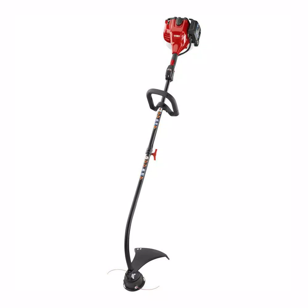 Trimmers Toro 2-Cycle 25.4cc Attachment Capable Curved Shaft Gas String Trimmer