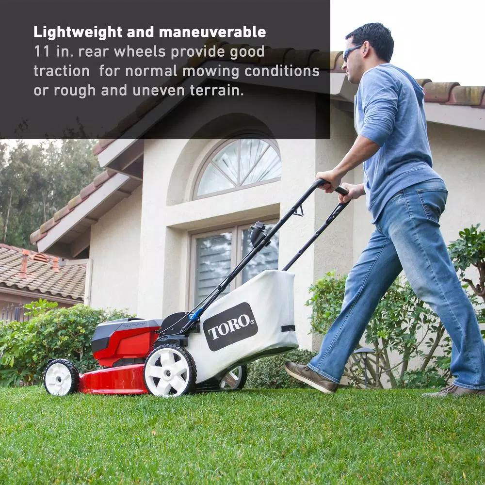 Lawn Mowers Toro 22 In. Recycler 60-Volt Max Lithium-Ion Cordless Battery Walk Behind Push Lawn Mower – Battery/Charger Not Included - Image 8