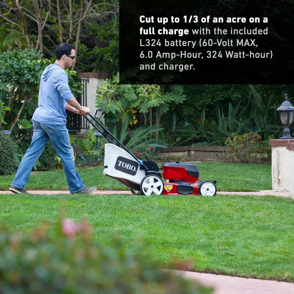 Lawn Mowers Toro 22 In. Recycler 60-Volt Max Lithium-Ion Cordless Battery Walk Behind Push Lawn Mower – Battery/Charger Not Included - Image 4