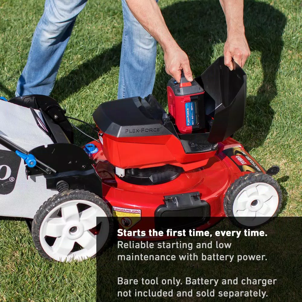 Lawn Mowers Toro 22 In. Recycler 60-Volt Max Lithium-Ion Cordless Battery Walk Behind Push Lawn Mower – Battery/Charger Not Included - Image 11