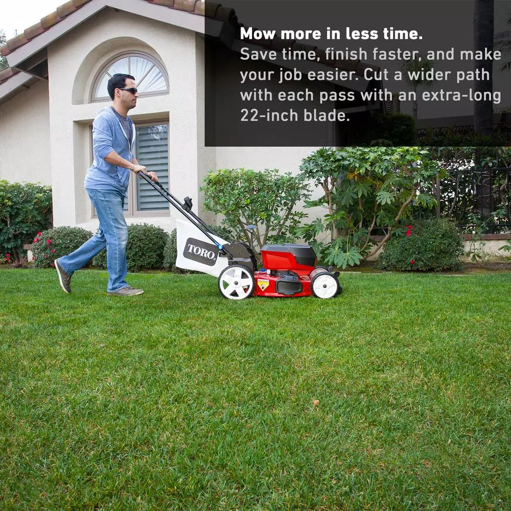 Lawn Mowers Toro 22 In. Recycler 60-Volt Max Lithium-Ion Cordless Battery Walk Behind Push Lawn Mower – Battery/Charger Not Included - Image 2