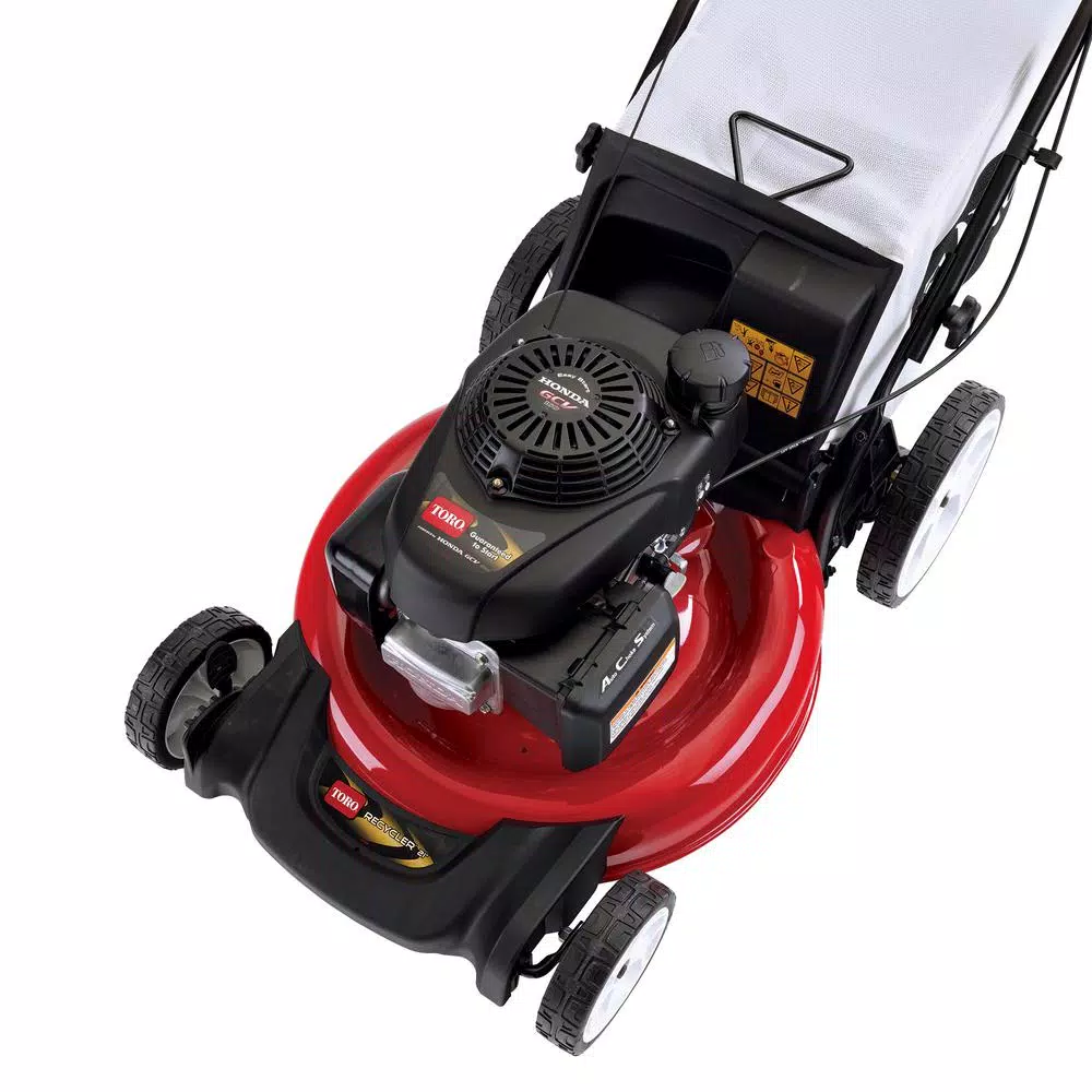 Lawn Mowers Toro Recycler 21 In. 160 Cc Honda Engine High-Wheel Gas Walk Behind Push Lawn Mower - Image 4