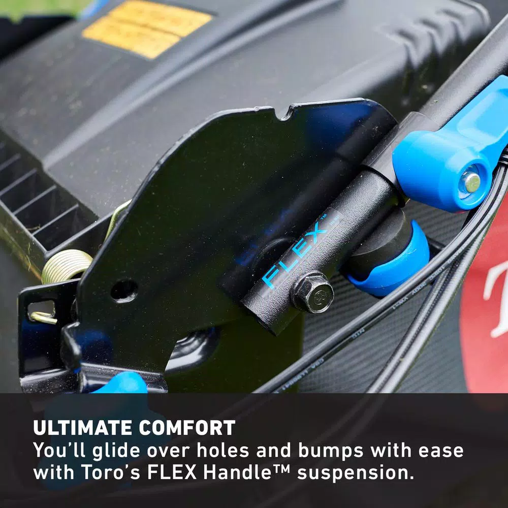 Lawn Mowers Toro Super Recycler 21 In. 160 Cc Honda Engine Gas Personal Pace Walk Behind Self-Propelled Lawn Mower With FLEX Handle - Image 6