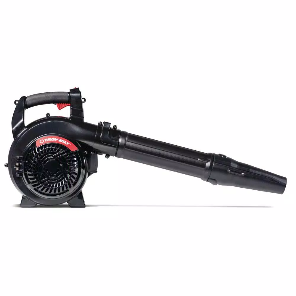 Troy-Bilt 205 MPH 450 CFM 27cc 2-Cycle Full-Crank Engine Gas Leaf Blower with Vacuum Kit Included Leaf Blowers Troy-Bilt 205 MPH 450 CFM 27cc 2-Cycle Full-Crank Engine Gas Leaf Blower With Vacuum Kit Included -cuisinart shop troy bilt gas leaf blowers tb27vh 4f 1000