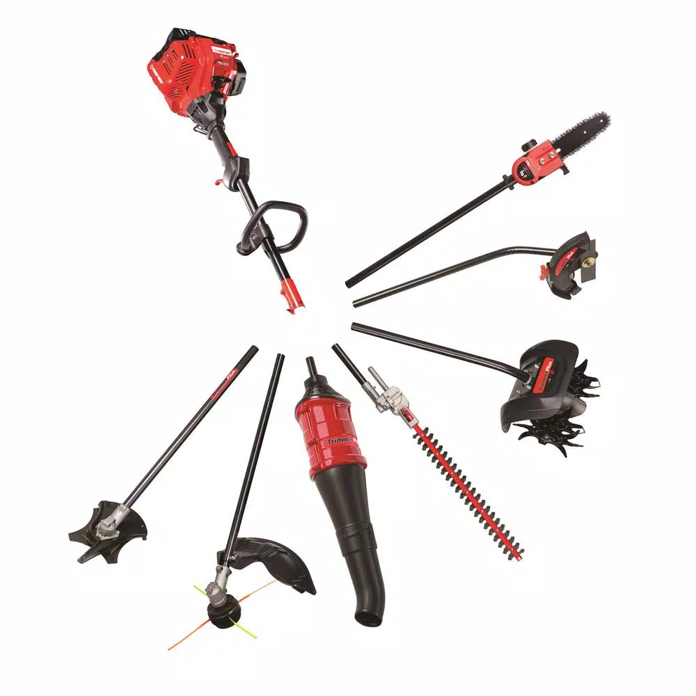 Trimmers Troy-Bilt 25 Cc Gas 2-Cycle Curved Shaft Trimmer With Attachment Capabilities 4 Trimmers Troy-Bilt 25 Cc Gas 2-Cycle Curved Shaft Trimmer With Attachment Capabilities - Image 2
