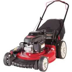 Lawn Mowers Troy-Bilt 21 In. 160 Cc Honda Gas Walk Behind Push Mower With High Rear Wheels And 3-in-1 Cutting TriAction Cutting System -cuisinart shop troy bilt push lawn mowers tb160 1d 1000
