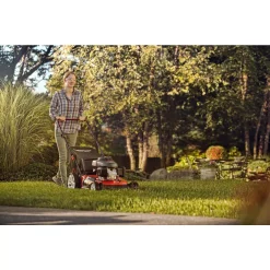 Lawn Mowers Troy-Bilt 21 In. 160 Cc Honda Gas Walk Behind Push Mower With High Rear Wheels And 3-in-1 Cutting TriAction Cutting System -cuisinart shop troy bilt push lawn mowers tb160 76 1000