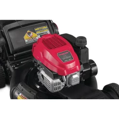 Lawn Mowers Troy-Bilt XP 21 In. 149 Cc Gas Vertical Storage Walk Behind Self Propelled Lawn Mower With 3-in-1 TriAction Cutting System -cuisinart shop troy bilt self propelled lawn mowers tb260 xp space saver 1f 1000