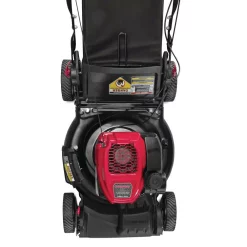 Lawn Mowers Troy-Bilt XP 21 In. 149 Cc Gas Vertical Storage Walk Behind Self Propelled Lawn Mower With 3-in-1 TriAction Cutting System -cuisinart shop troy bilt self propelled lawn mowers tb260 xp space saver fa 1000