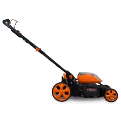 Lawn Mowers WEN 19 In. 40-Volt Max Lithium-Ion Cordless Battery 3-in-1 Walk Behind Push Lawn Mower – Two Batteries/Charger Included -cuisinart shop wen push lawn mowers 40439 c3 1000