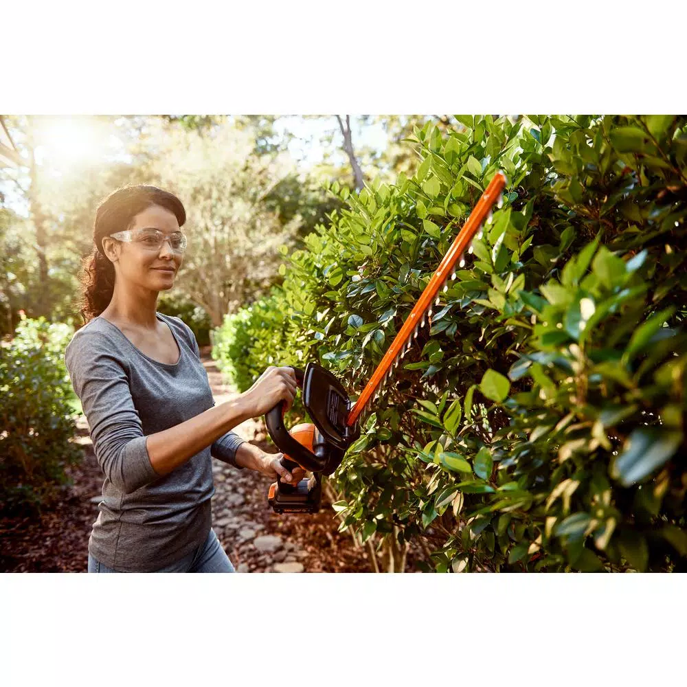 Worx POWER SHARE 20-Volt Li-Ion 22 in. Electric Cordless Hedge Trimmer, 3/4 in. Cutting Capacity (Tool-Only) Trimmers Worx POWER SHARE 20-Volt Li-Ion 22 In. Electric Cordless Hedge Trimmer, 3/4 In. Cutting Capacity (Tool-Only) -cuisinart shop worx cordless hedge trimmers wg261 9 44 1000