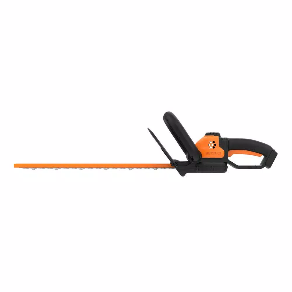 Worx POWER SHARE 20-Volt Li-Ion 22 in. Electric Cordless Hedge Trimmer, 3/4 in. Cutting Capacity (Tool-Only) Trimmers Worx POWER SHARE 20-Volt Li-Ion 22 In. Electric Cordless Hedge Trimmer, 3/4 In. Cutting Capacity (Tool-Only) -cuisinart shop worx cordless hedge trimmers wg261 9 c3 1000