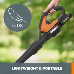 Leaf Blowers Worx POWER SHARE 20-Volt 120 MPH 80 CFM Cordless Battery Leaf Blower / Sweeper (2Ah Battery, Charger & Accessories Included) 27 Leaf Blowers Worx POWER SHARE 20-Volt 120 MPH 80 CFM Cordless Battery Leaf Blower / Sweeper (2Ah Battery, Charger & Accessories Included) -cuisinart shop worx cordless leaf blowers wg545 1 fa 1000