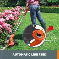 Trimmers Worx POWER SHARE 20-Volt 10 In. Lithium-Ion Electric Cordless Grass Trimmer/Edger -cuisinart shop worx cordless string trimmers wg154 1f 1000