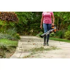 Leaf Blowers Worx 70 MPH 620 CFM 12-Amp Electric 3-in-1 Blower/Mulcher/Yard Vacuum Handheld Trivac With Shoulder Strap 6 Leaf Blowers Worx 70 MPH 620 CFM 12-Amp Electric 3-in-1 Blower/Mulcher/Yard Vacuum Handheld Trivac With Shoulder Strap -cuisinart shop worx electric leaf blowers wg514 1f 1000