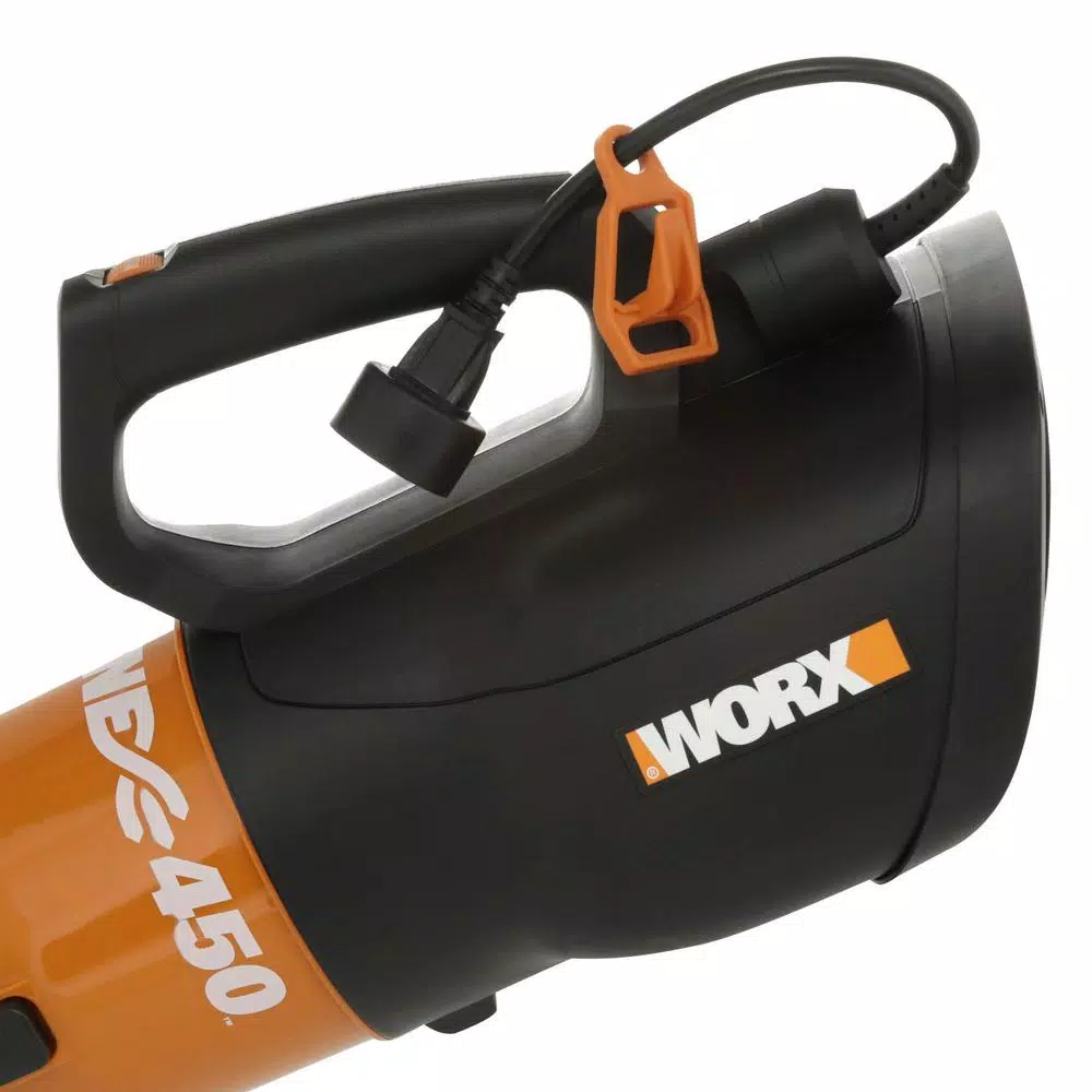 Leaf Blowers Worx 7.5 Amp, 120 Mph, 450 Cfm, 2 Speed TURBINE Electric Leaf Blower 6 Leaf Blowers Worx 7.5 Amp, 120 Mph, 450 Cfm, 2 Speed TURBINE Electric Leaf Blower - Image 4