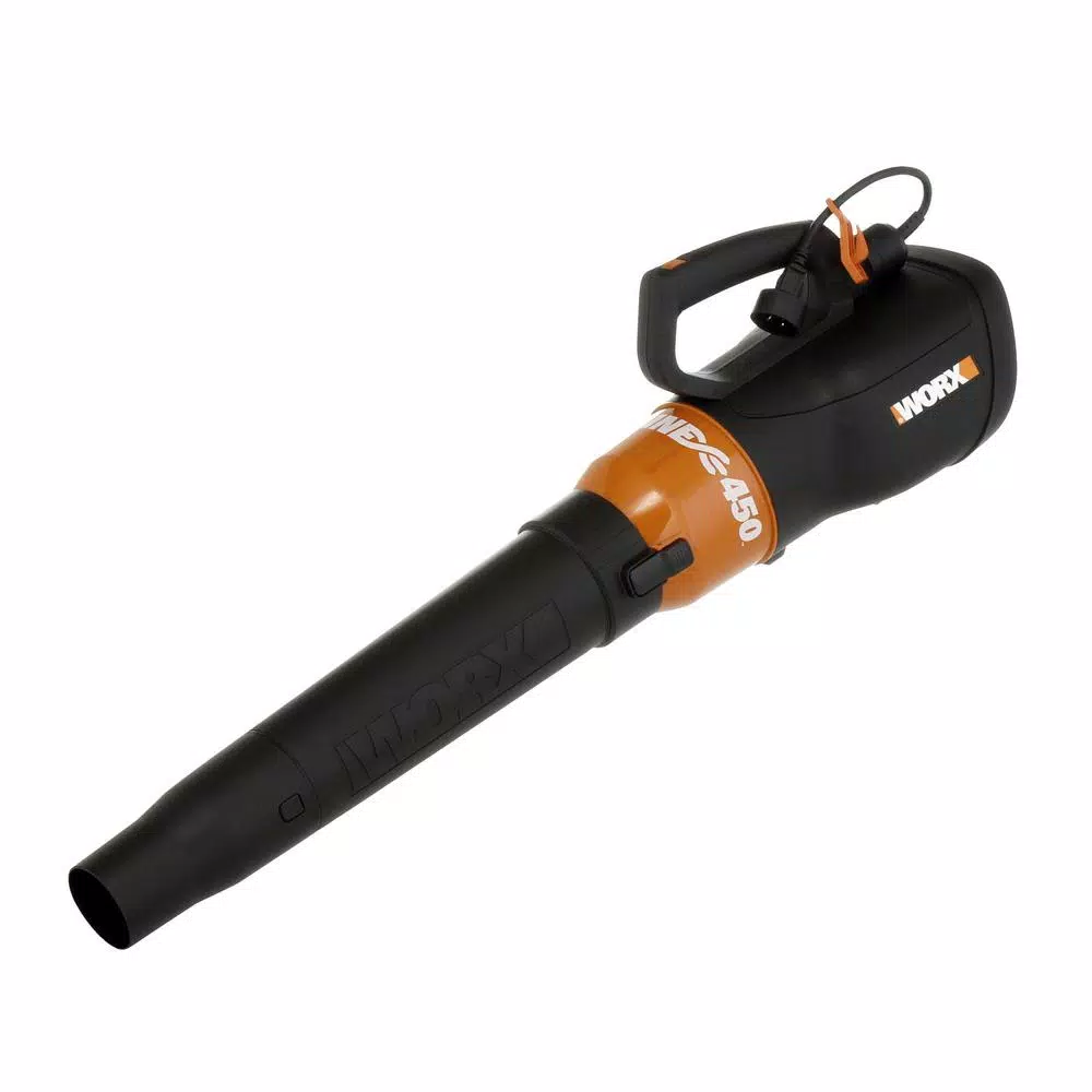 Leaf Blowers Worx 7.5 Amp, 120 Mph, 450 Cfm, 2 Speed TURBINE Electric Leaf Blower 5 Leaf Blowers Worx 7.5 Amp, 120 Mph, 450 Cfm, 2 Speed TURBINE Electric Leaf Blower - Image 3