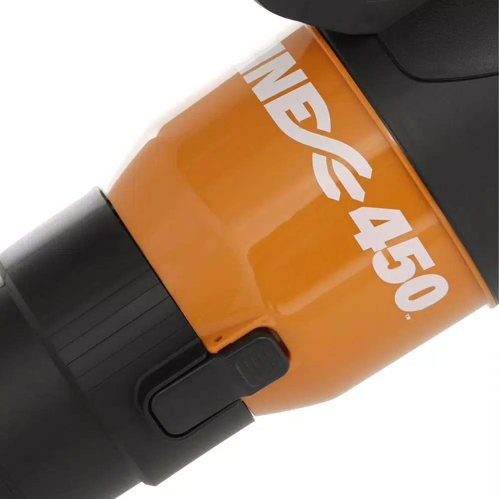Leaf Blowers Worx 7.5 Amp, 120 Mph, 450 Cfm, 2 Speed TURBINE Electric Leaf Blower 9 Leaf Blowers Worx 7.5 Amp, 120 Mph, 450 Cfm, 2 Speed TURBINE Electric Leaf Blower - Image 7